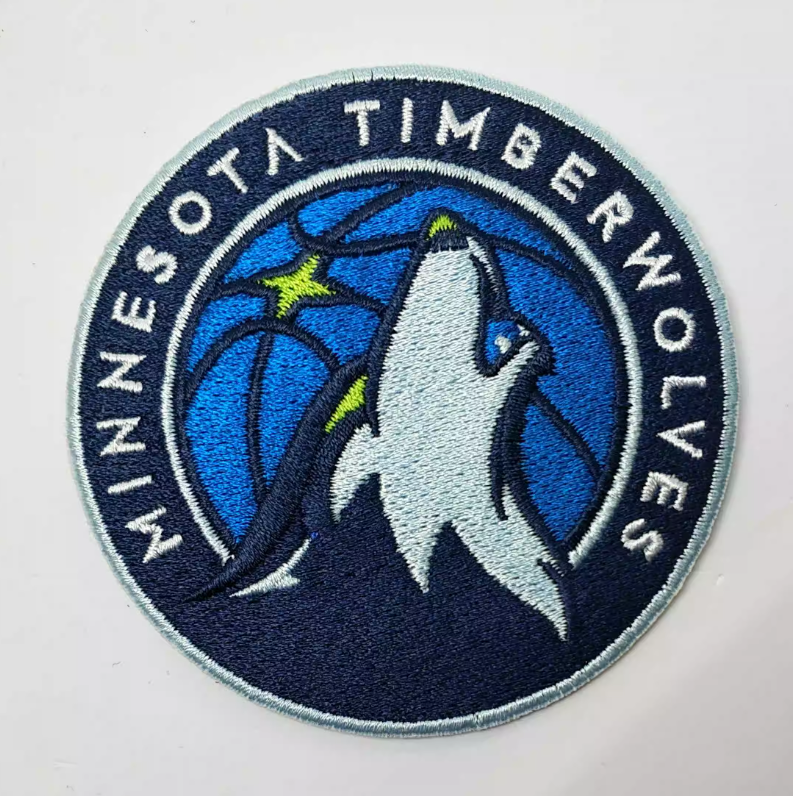 Minnesota Timberwolves Logo Iron on Patch 7.6cm